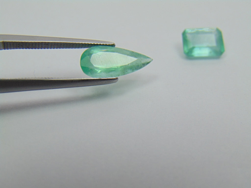 Esmeralda 2,40ct 12x5mm 7x5mm