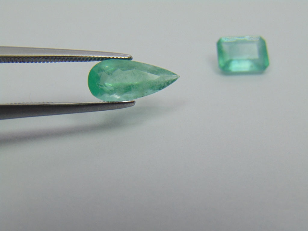 Esmeralda 2,40ct 12x5mm 7x5mm