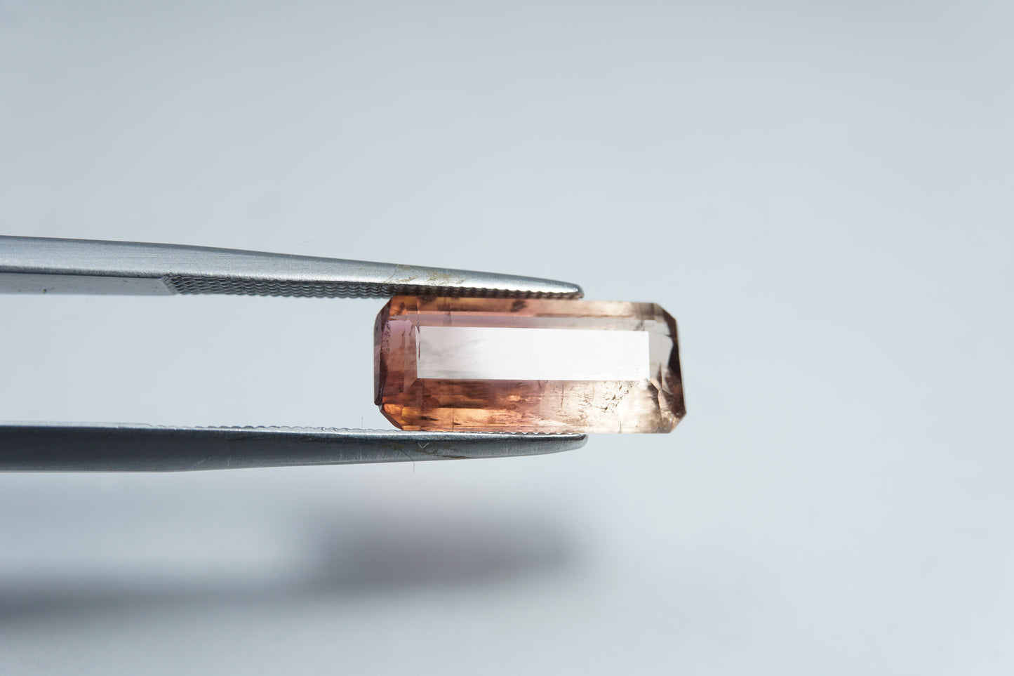 3.20ct Turmalina bicolor 24x6mm