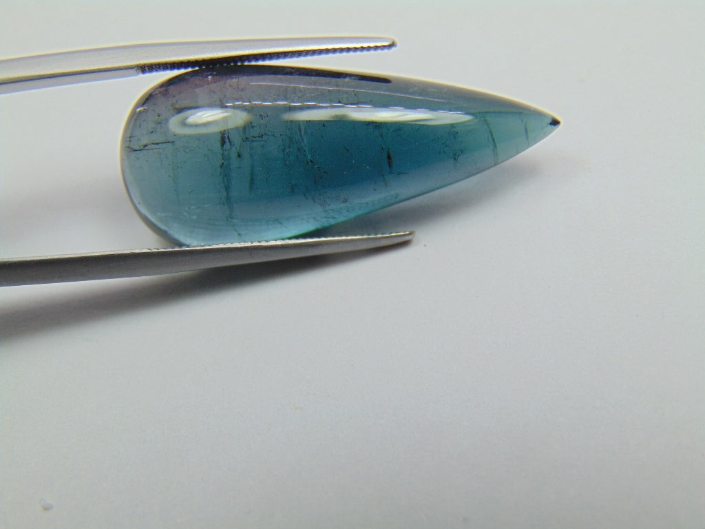 22.90ct Turmalina Cabochão 32x13mm