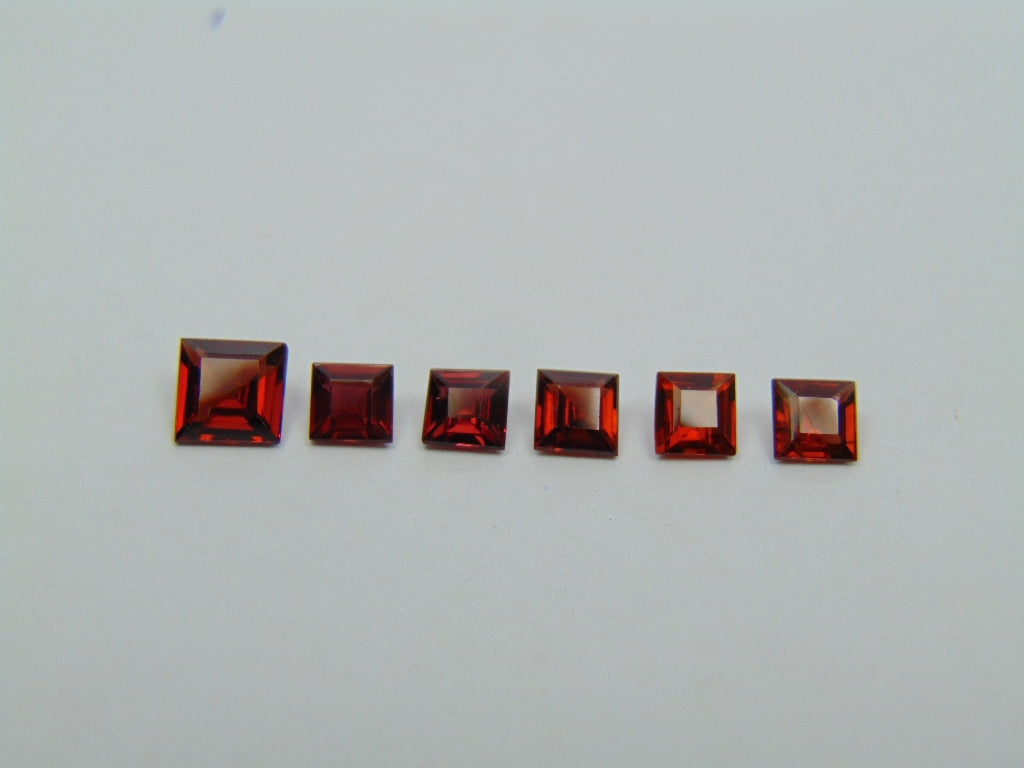 2.70ct Garnet 4mm 5mm