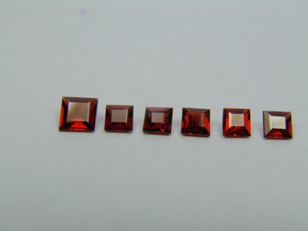 2.70ct Garnet 4mm 5mm