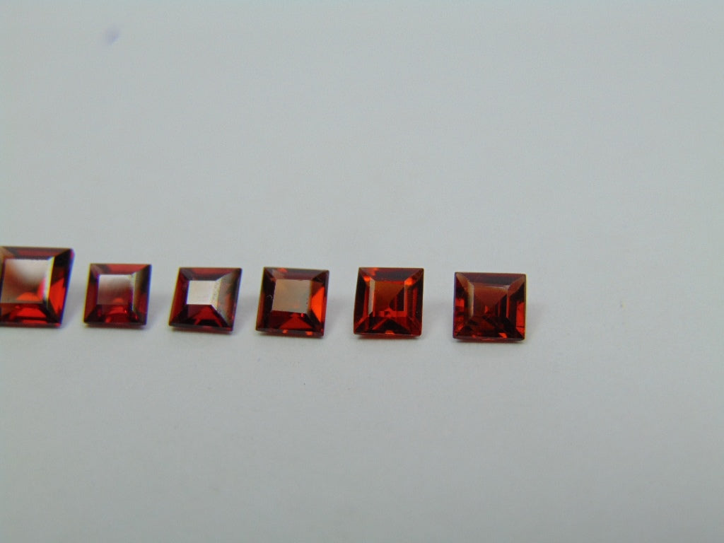 2.70ct Granada 4mm 5mm