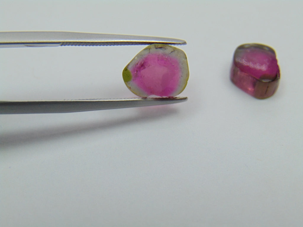 6.50ct Watermelon Tourmaline 9x8mm