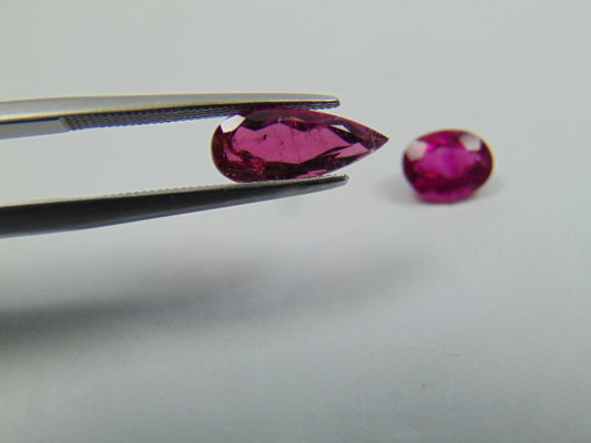 2.75ct Rubelita 12x5 7.5x6mm