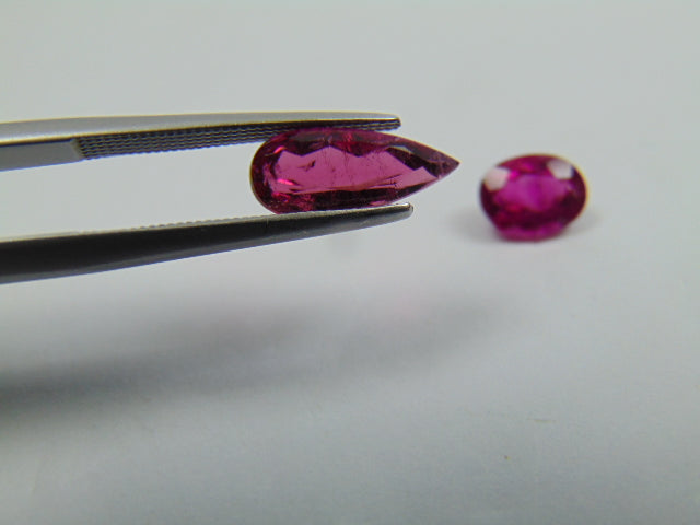 2.75ct Rubelita 12x5 7.5x6mm