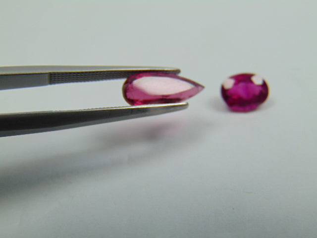 2.75ct Rubelita 12x5 7.5x6mm