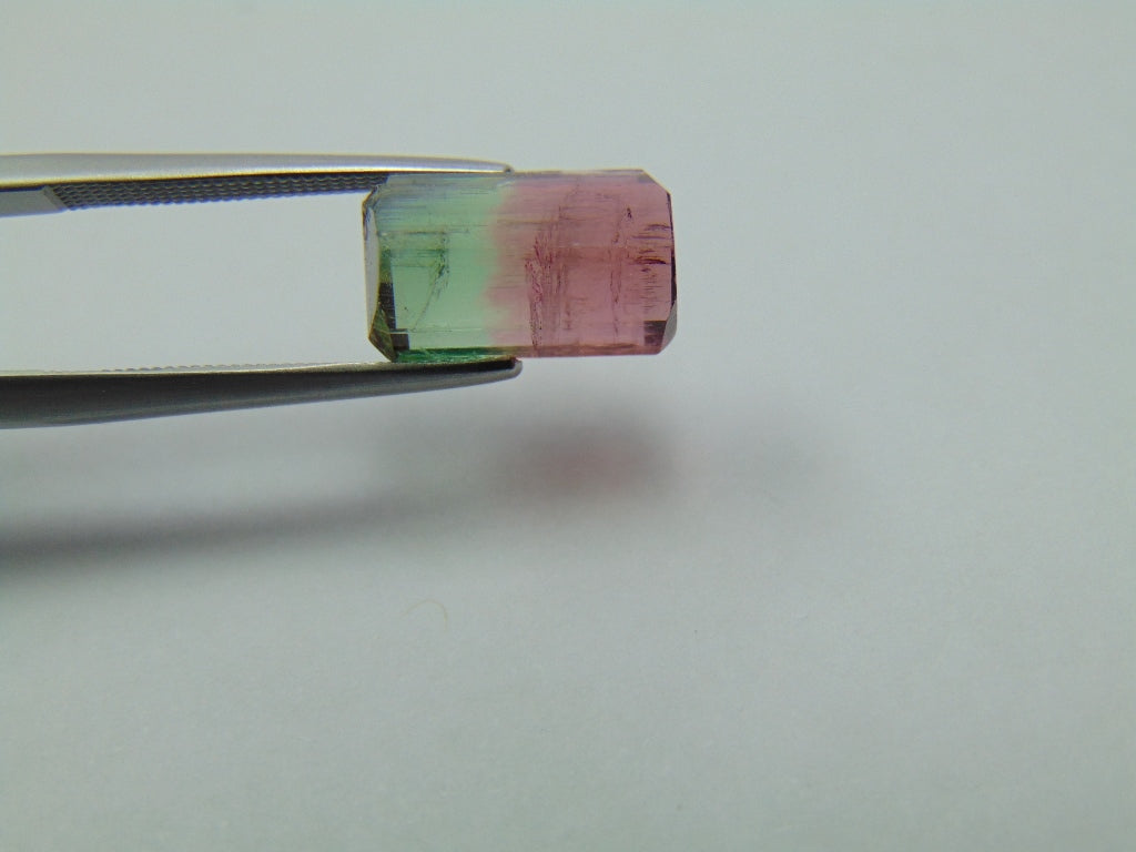 4.60ct Turmalina Bicolor 12x7mm