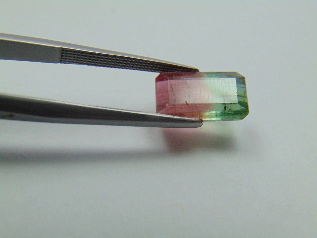 4.60ct Turmalina Bicolor 12x7mm