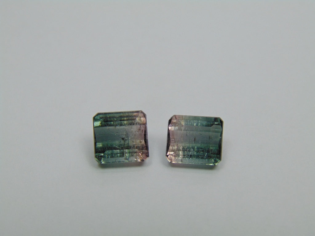 7.55ct Turmalina Bicolor 9x8mm