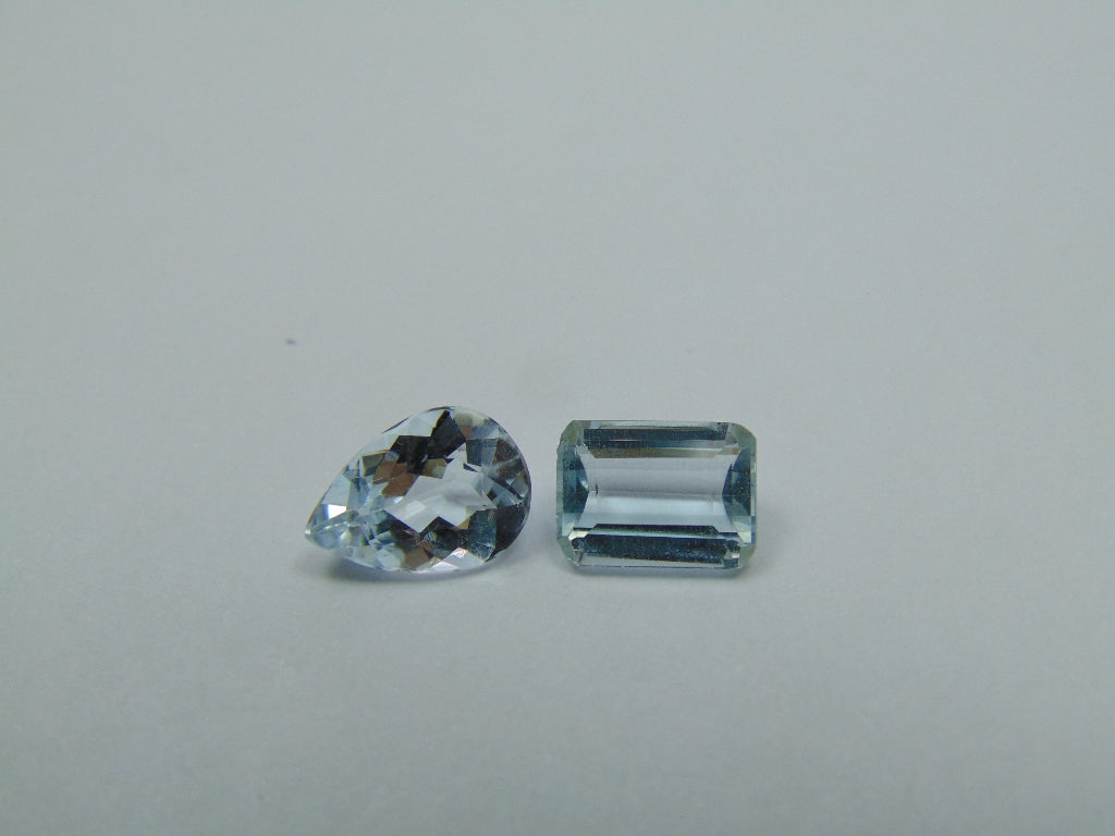 5.40ct Topázio 11x8mm 9x7mm