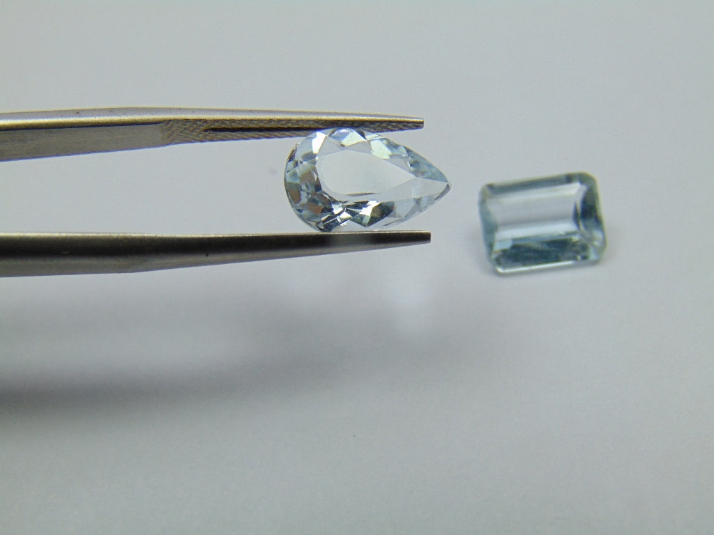 5.40ct Topaz 11x8mm 9x7mm