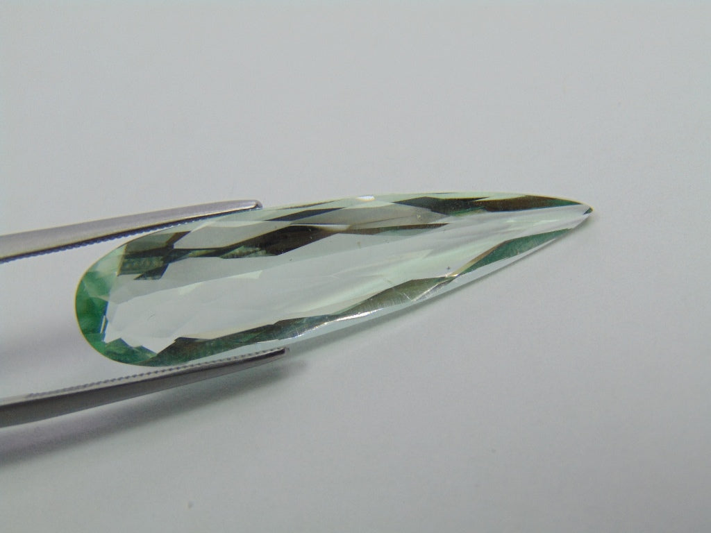 11.70ct Prasiolite 38x10mm