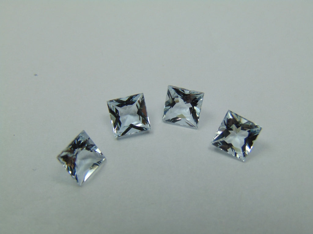 3.65ct Água-marinha Calibrada 6mm