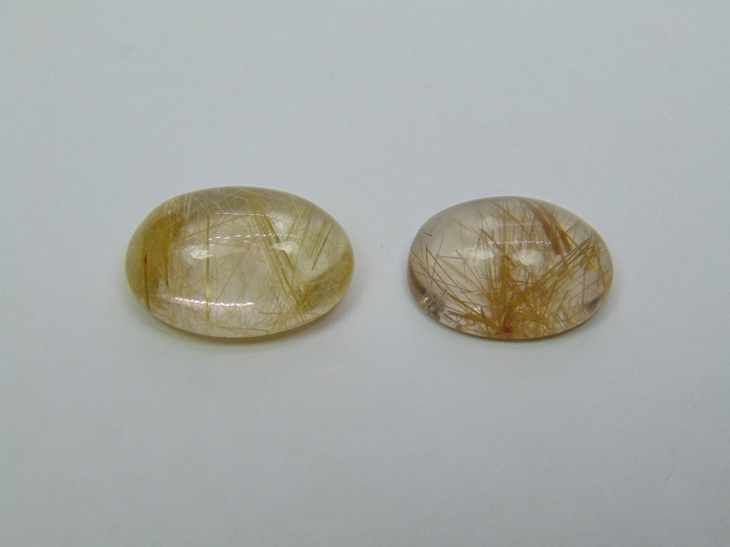 21.30ct Rutile 18x13mm 16x12mm