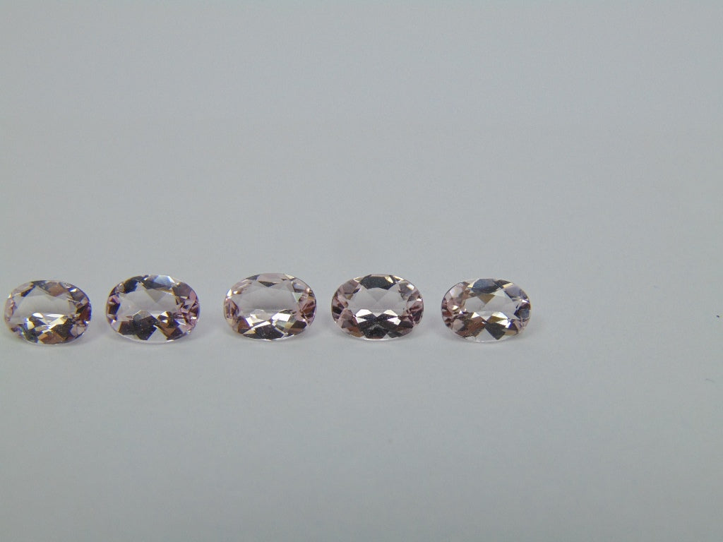 3.64ct Morganite Calibrated 7x5mm