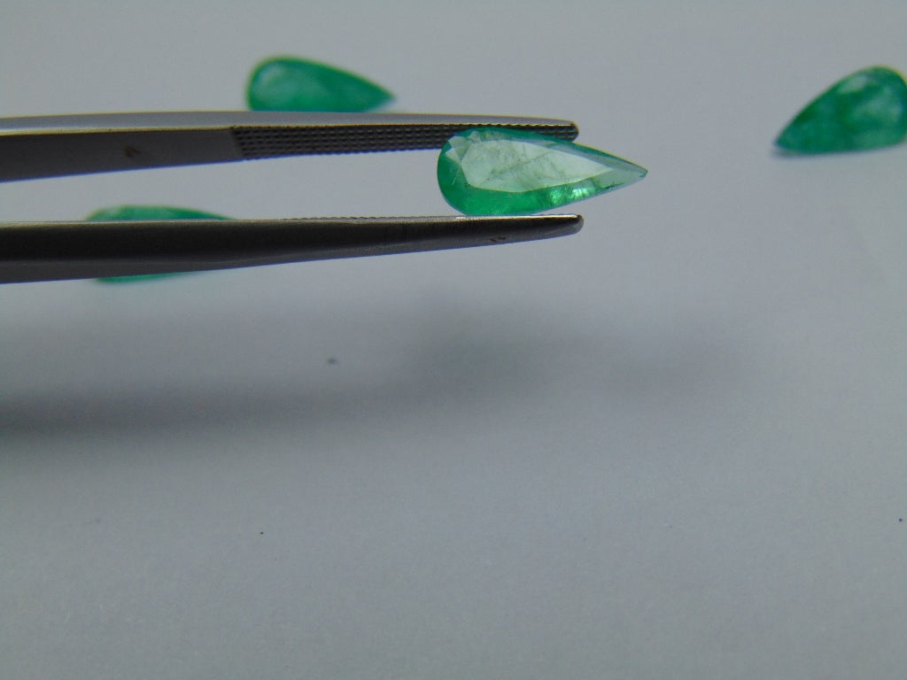 3.64ct Esmeralda 11x5mm 12x5mm 9x5mm