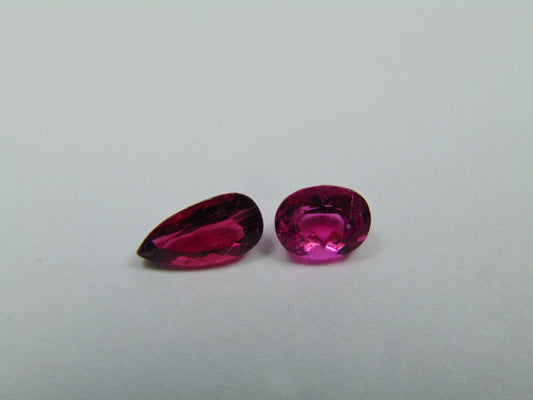 1.70ct Rubelita 9x5mm 6x5mm