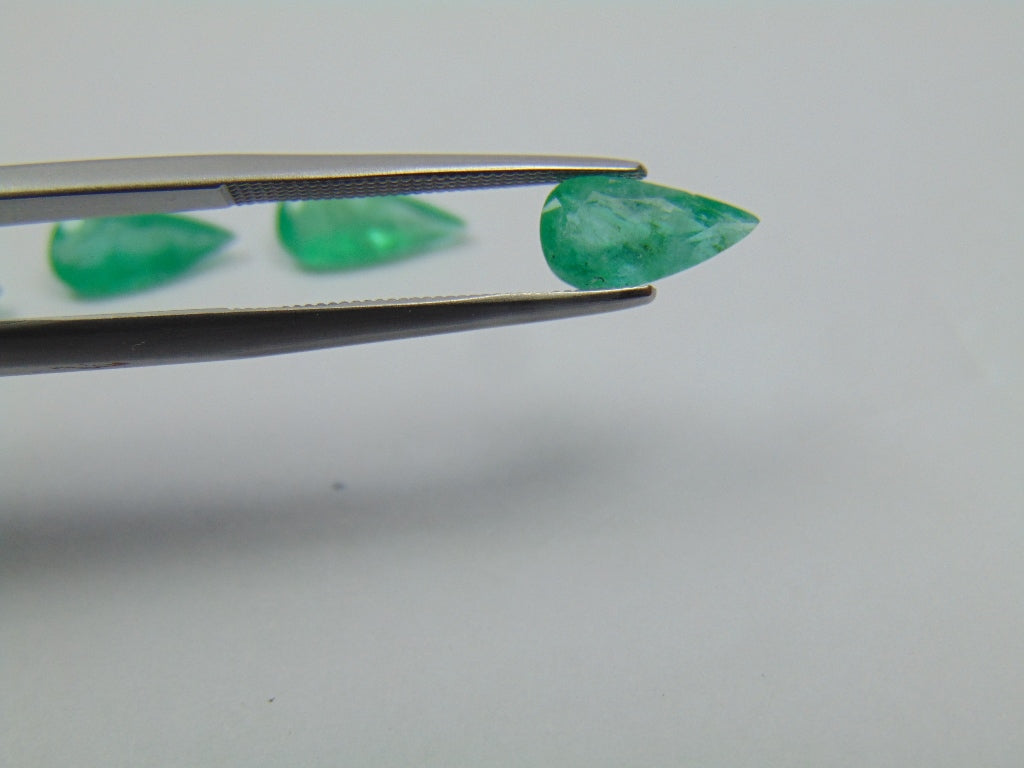 3.64ct Esmeralda 11x5mm 12x5mm 9x5mm