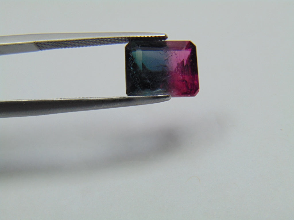 3.60ct Turmalina Bicolor 10x8mm