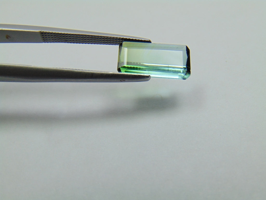 2.10ct Turmalina Bicolor 12x6mm