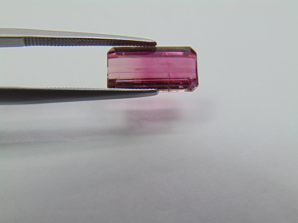 4,35ct Turmalina Bicolor 13x6mm