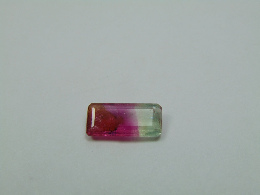 2.27ct Turmalina Bicolor 13x6mm