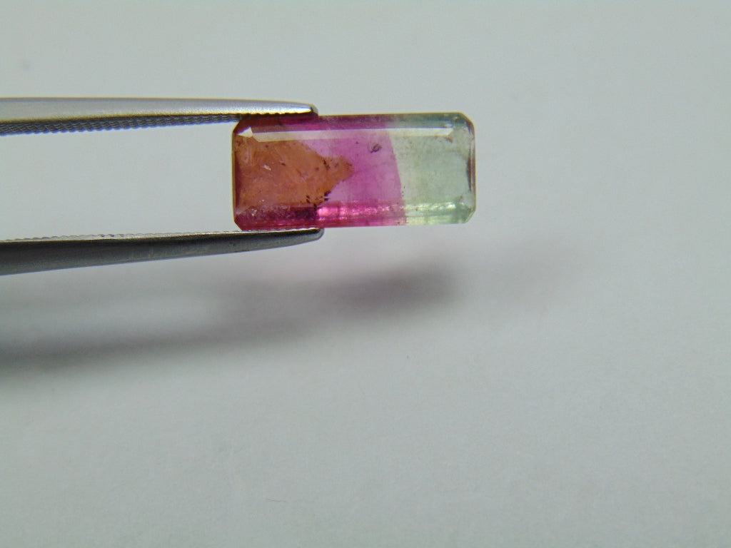 2.27ct Turmalina Bicolor 13x6mm