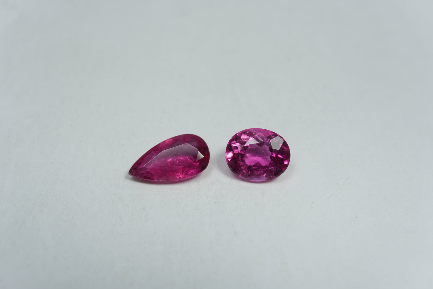 1.85ct Rubellites 9x5mm / 7x6mm