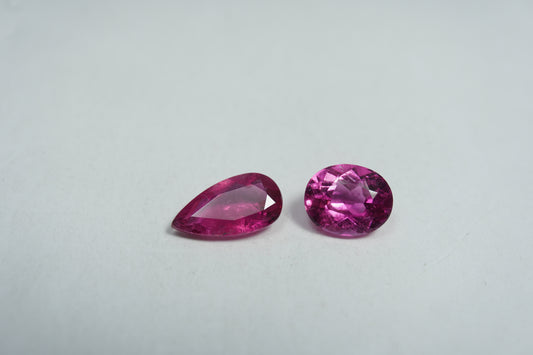 1.85ct Rubelita 9x5mm / 7x6mm