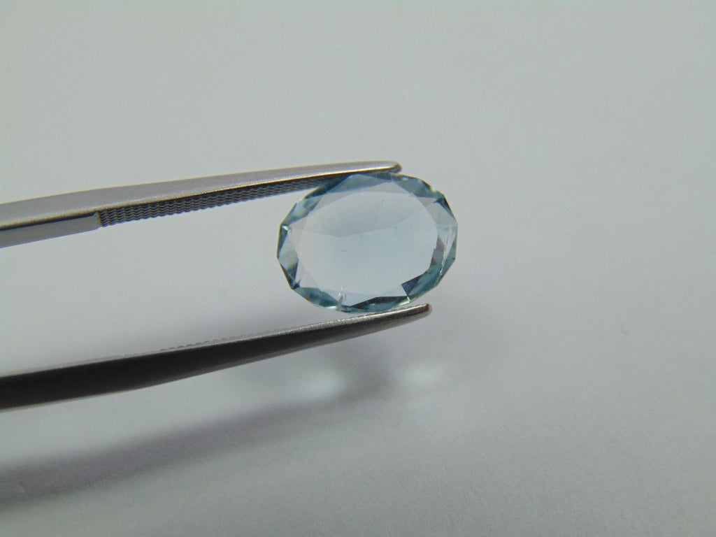 3.79ct Topázio Cor Natural 11x8mm