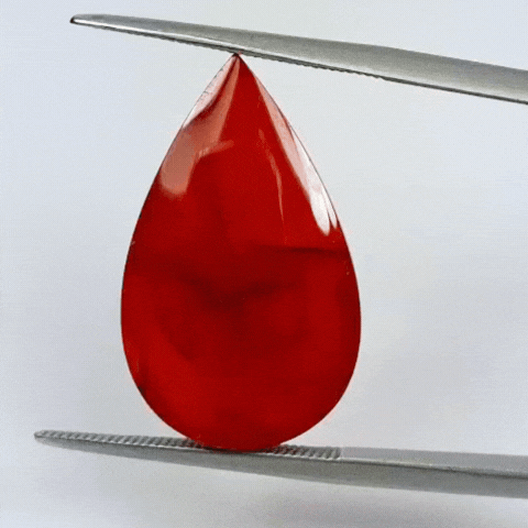 12.95ct Carnelian Cabochon 23x14mm