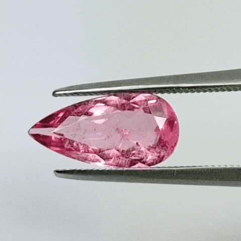 1.78ct Turmalina Rosa 12x6mm