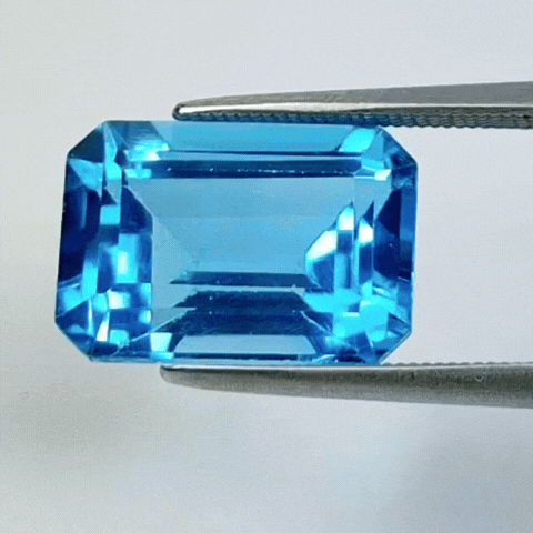 10.20ct Topaz Blue Swiss 14x10mm