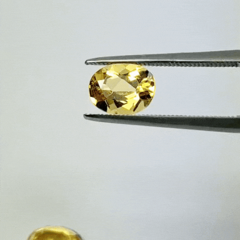 Par de berilos de 2,50 ct, 8x6 mm