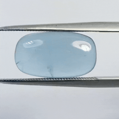 3.90ct Água-marinha Cabochão 15x9mm