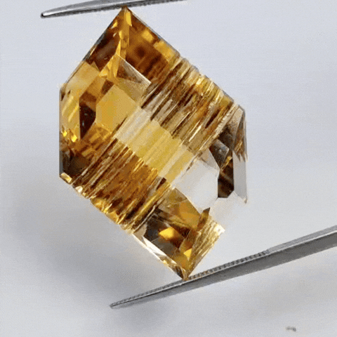 41.40ct Citrino Bicolor 24x9mm