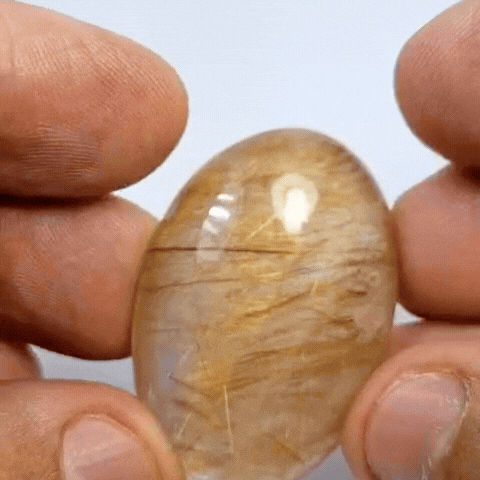 97.10ct Rutilo Cabochão 38x26mm