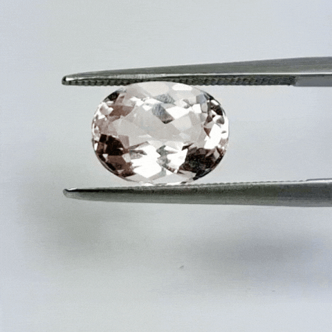 3ct Morganite 11x8mm