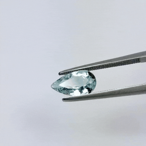 2.35ct Água-marinha 10x5mm 10x6mm