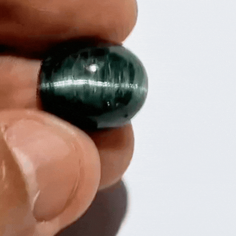 Turmalina 17 quilates com listra 17 x 14 mm