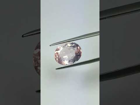 6.40ct Quartzo Rosa 14x11mm