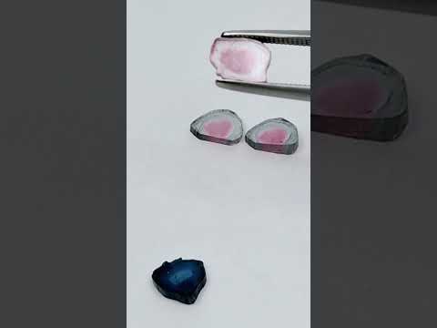 1.98ct Turmalina melancia 6x5mm