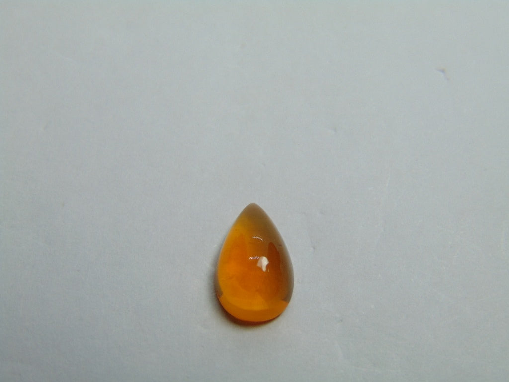 2.10ct Fire Opal Cabochon 12x7mm