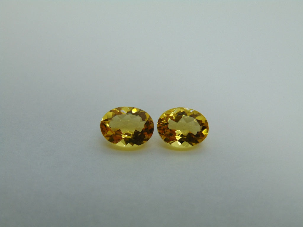 2.90ct Beryl Pair 8x7mm