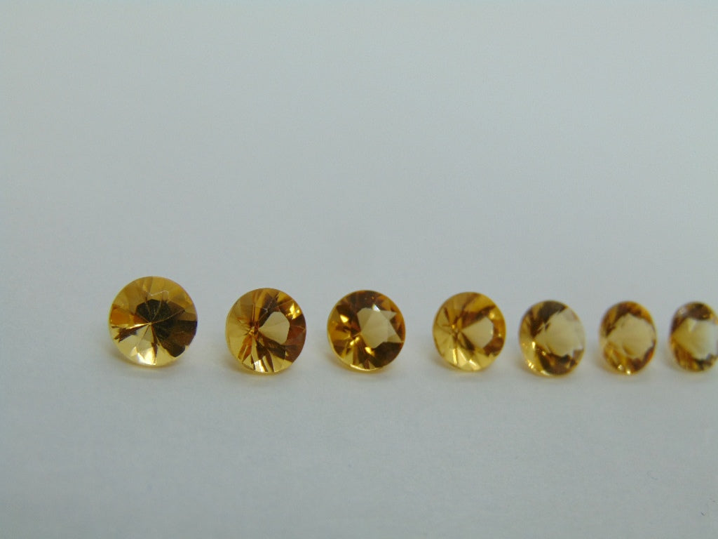 5.80ct Citrine Calibrated 6mm