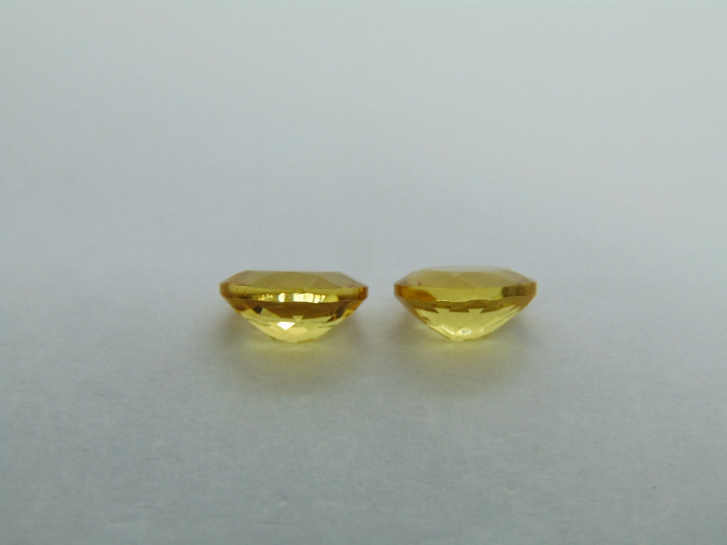 2.90ct Beryl Pair 8x7mm