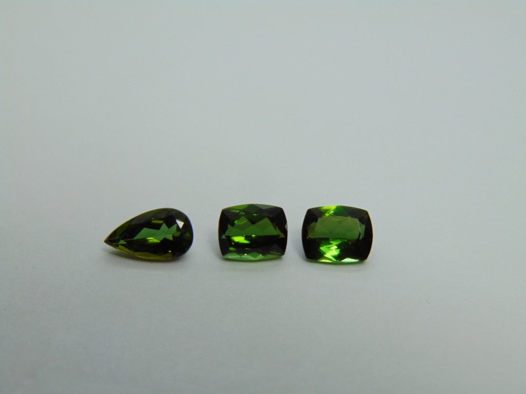 Turmalina 3,54ct 9x5mm 7x6mm