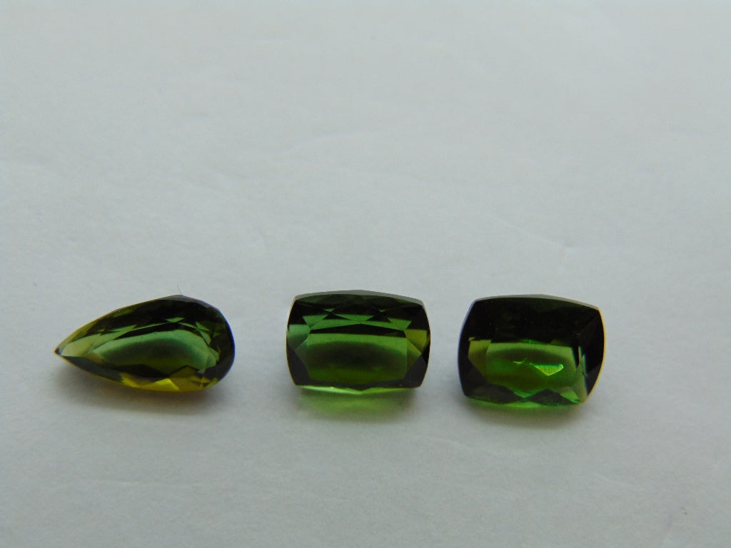 Turmalina 3,54ct 9x5mm 7x6mm