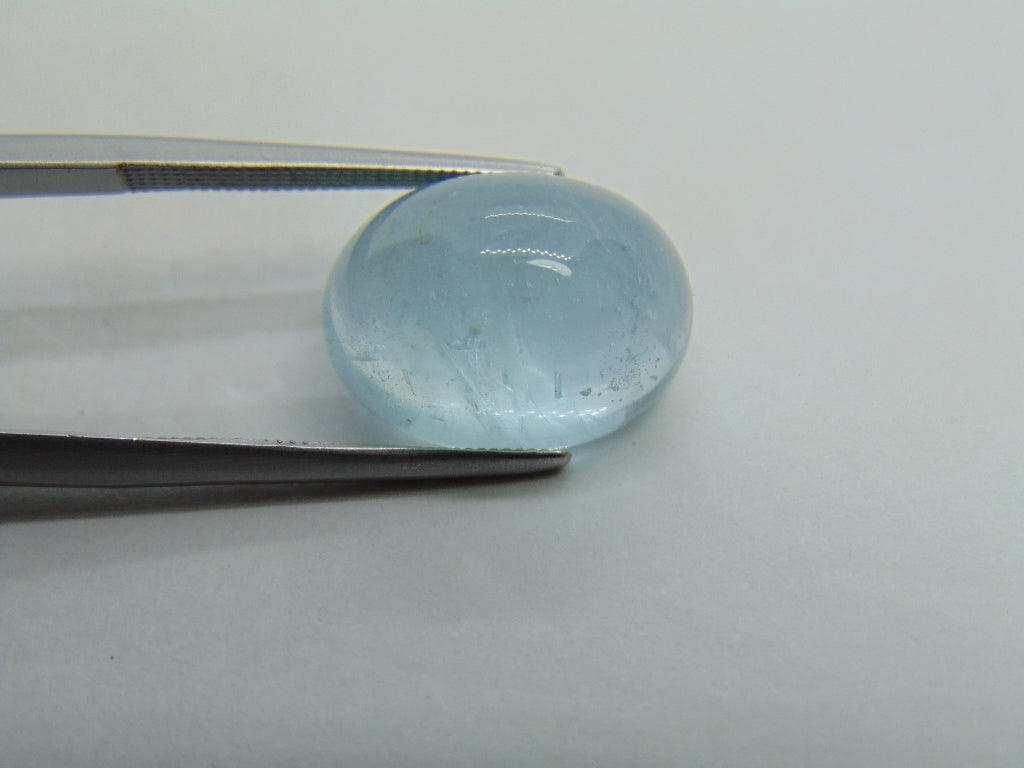 9.65ct Aquamarine Cabochon 15x11mm